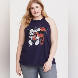 Torrid Disney Mickey high neck tank top